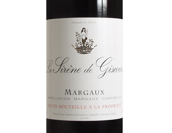 Sirène de Giscours 2011 Bordeaux Margaux