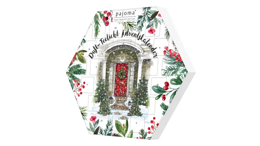 pajoma Adventskalender Duft-Teelichter Bunt