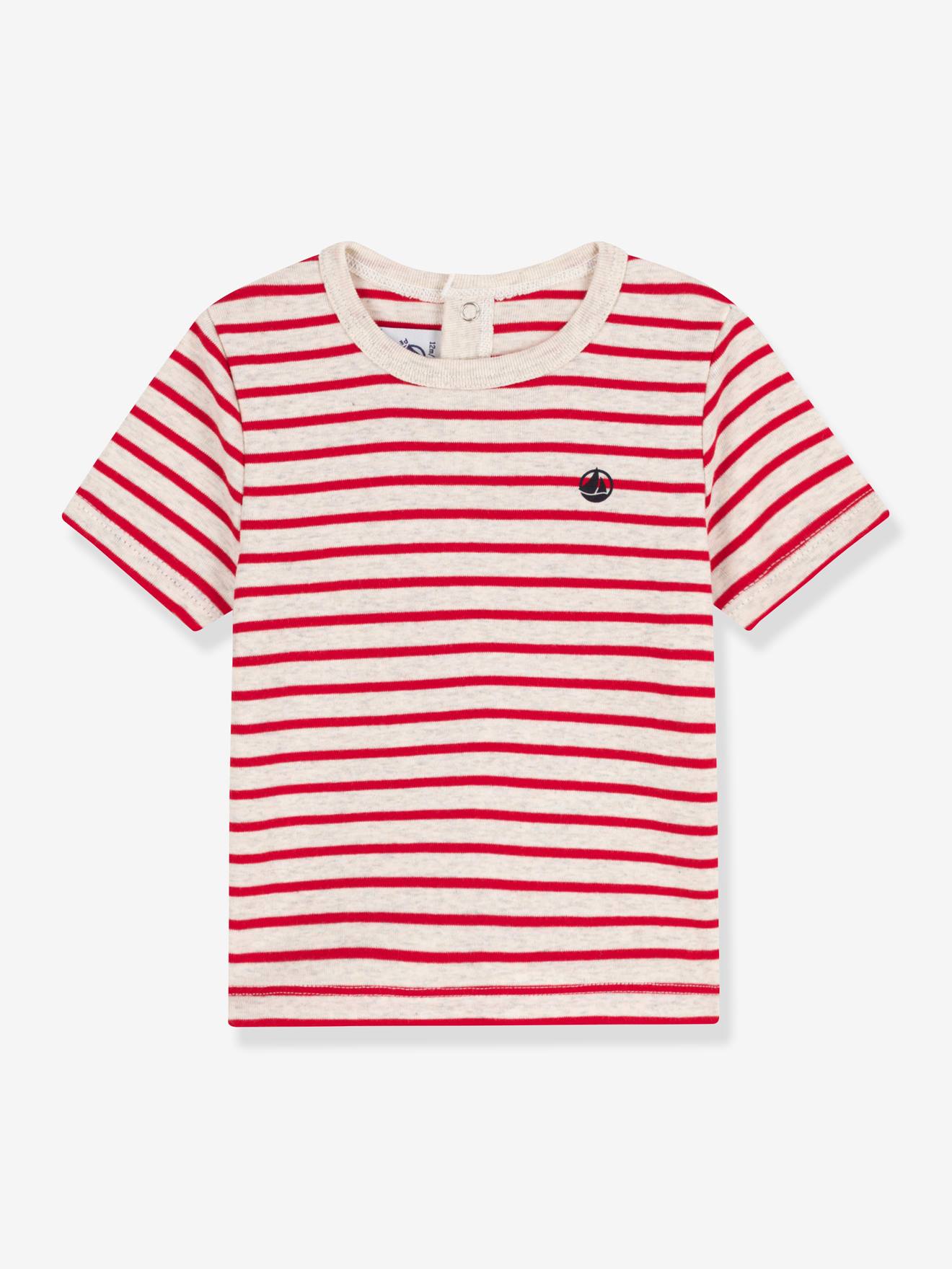T-shirt manches courtes en coton bio PETIT BATEAU blanc