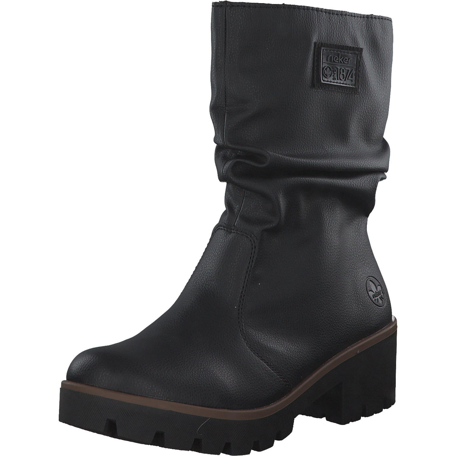 Rieker 79260, Winterstiefeletten, Damen, schwarz/schwarz