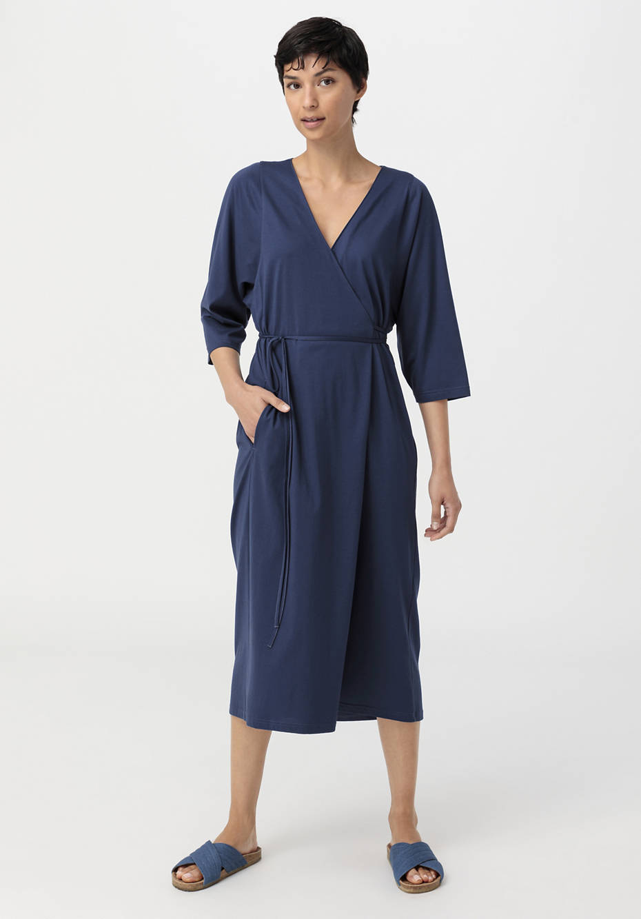 Jersey-Kleid aus reiner Bio-Baumwolle