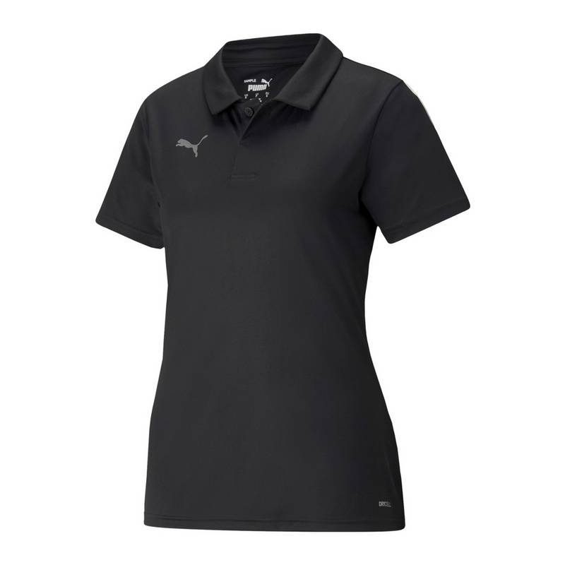 PUMA teamLIGA Sideline Polo Damen Dunkel Poloshirt Damen