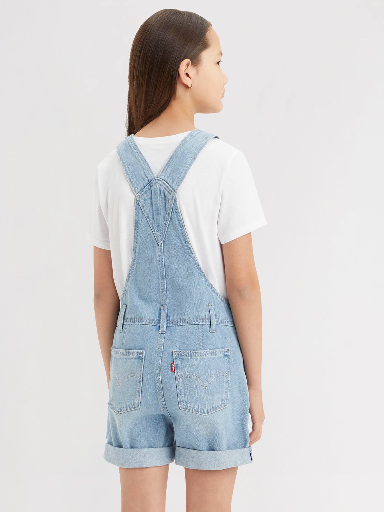 Levis Mädchen Latzshorts LVG Classic Shortalls Levi's - blue stone