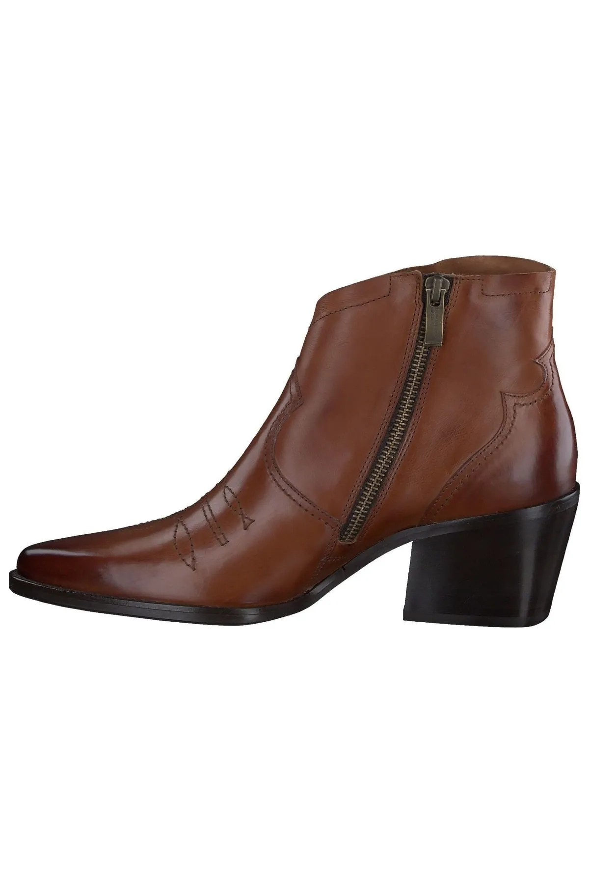 Paul Green  Stiefelette - Braun - Blockabsatz