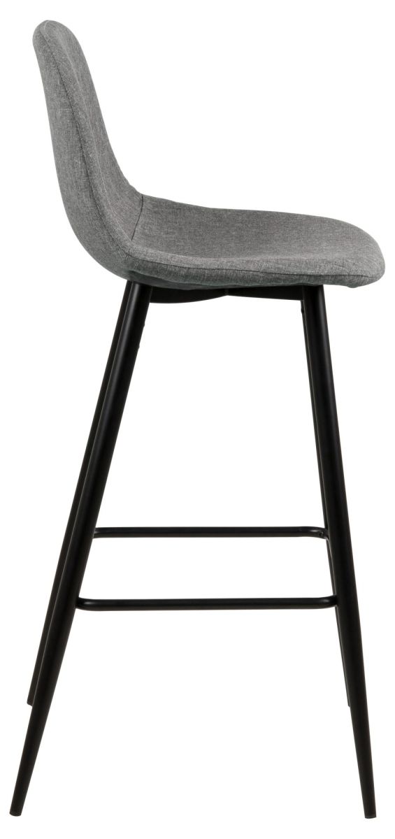 Barhocker Wilma Grau Schwarz