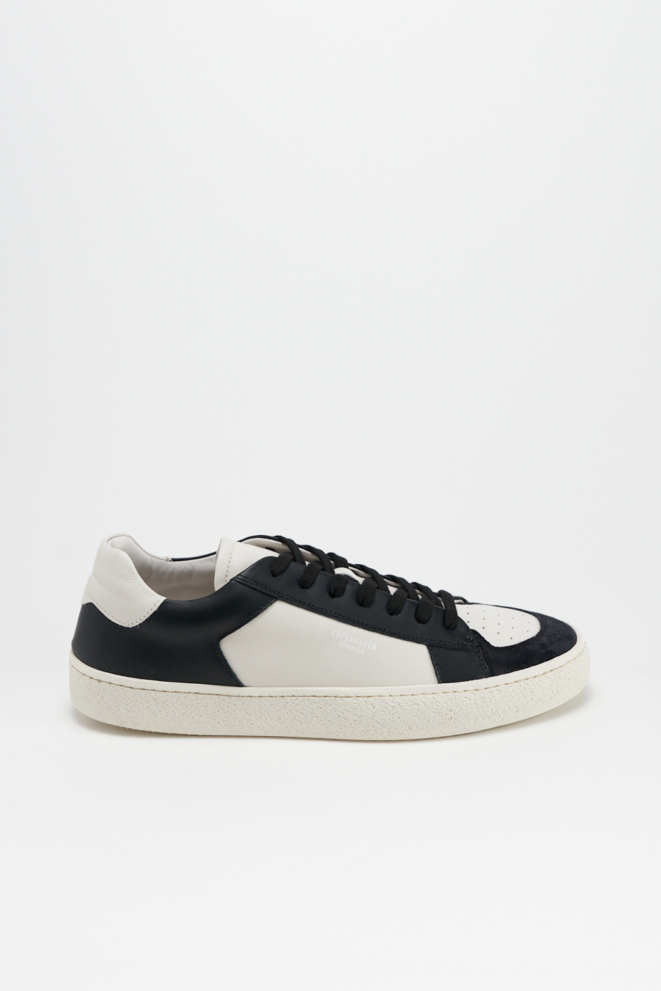 CPH157M leather mix cream beige/black