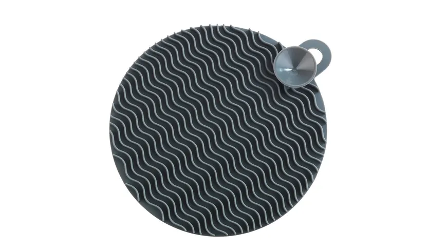 WENKO Silikon-Schwämme Rund Soft 2er Pack Grau