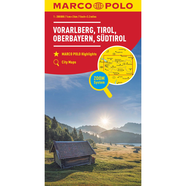 MARCO POLO REGIONALKARTE ÖSTERREICH BLATT 03 VORARLBERG - Karte