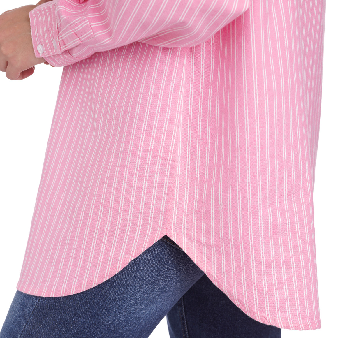 Damen Hemdbluse im Oversized-Look