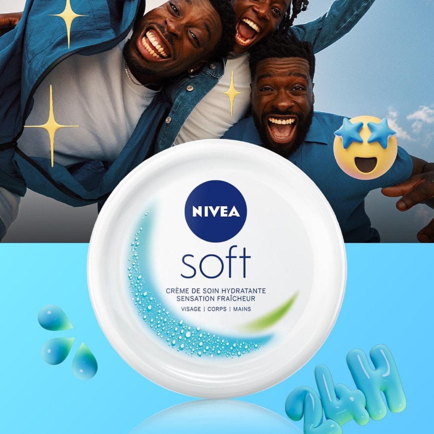 NIVEA Mehrzweck-Feuchtigkeitscreme für Gesicht, Körper und Hände