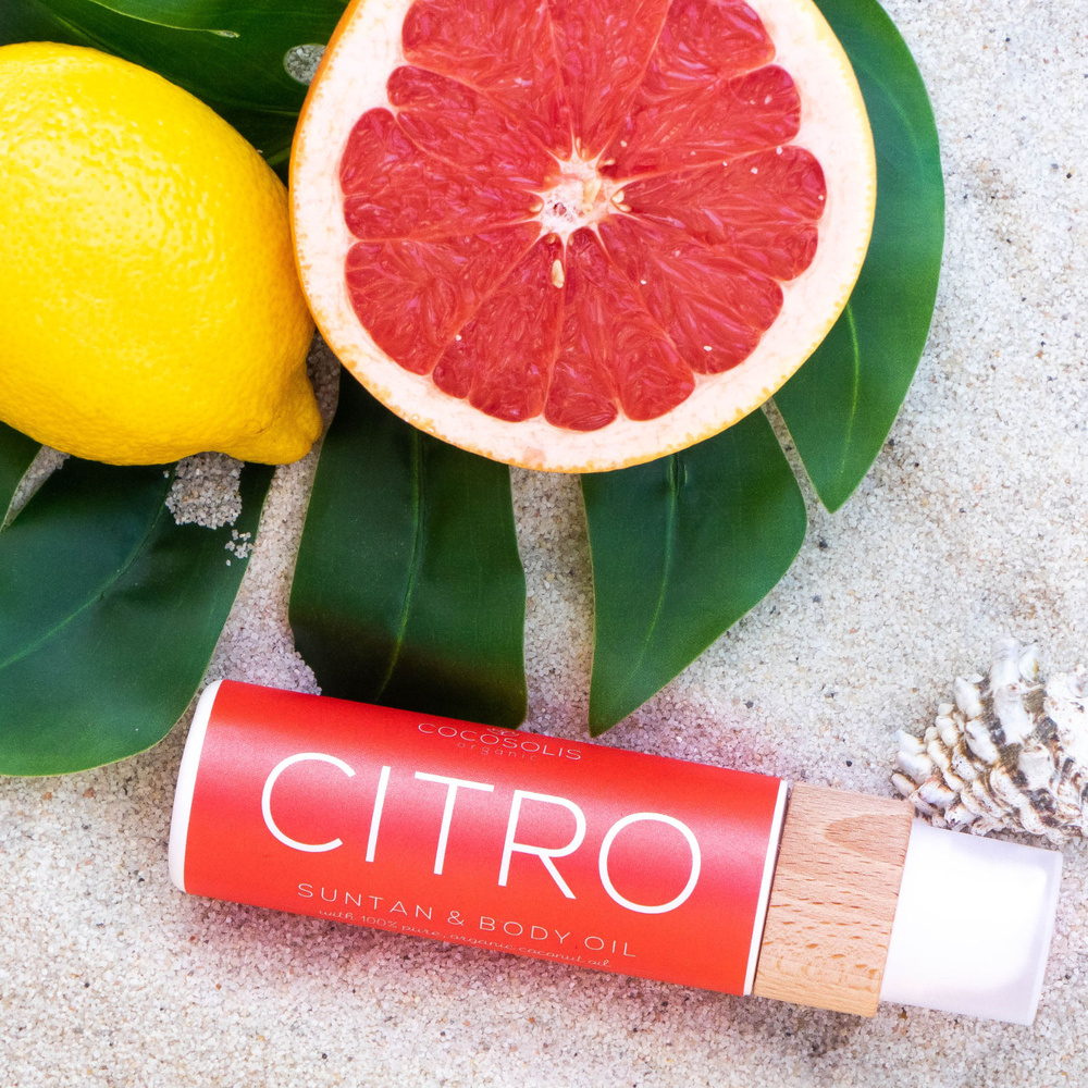 cocosolis Huile de Bronzage CITRO Huile de Bronzage
