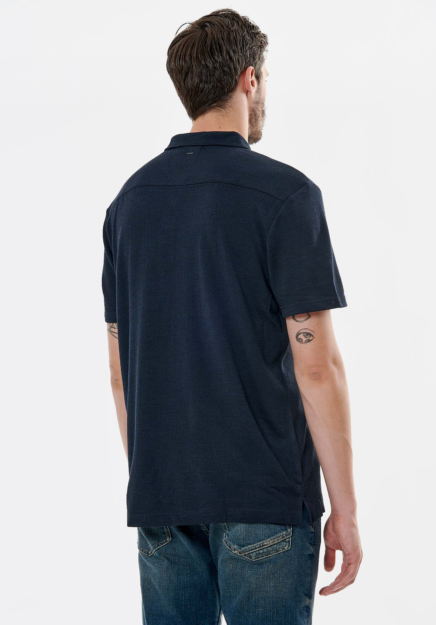 TOBIA  Polo bleu marine homme