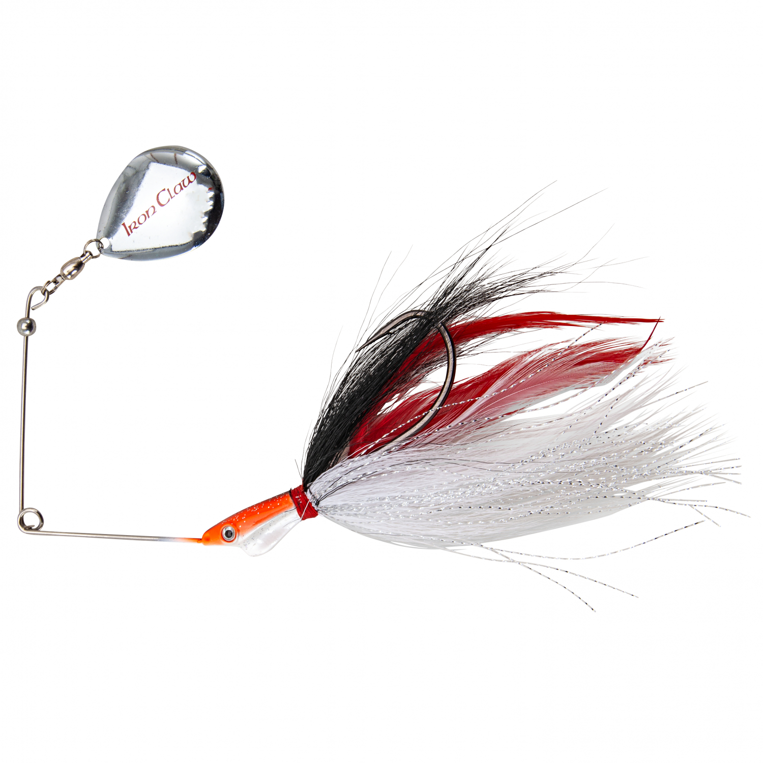 Iron Claw Spinnerbait Dizzy BT (White/Black)