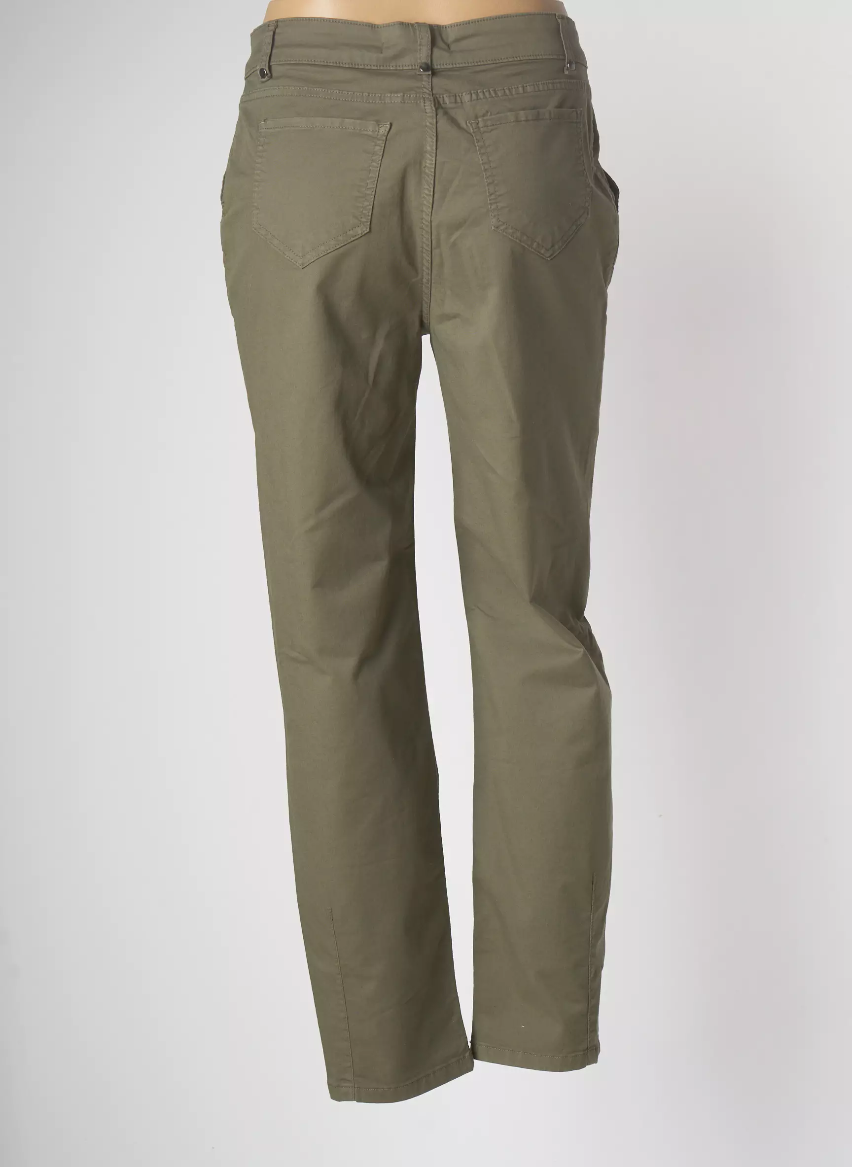 Lauren Vidal Pantalons Droits Femme couleur vert