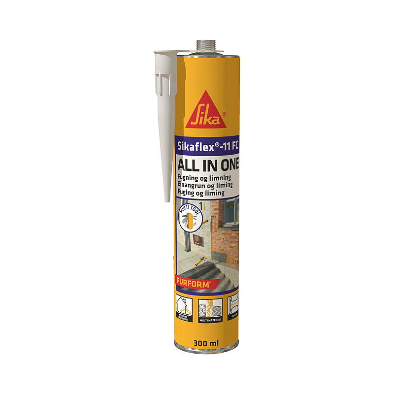 Sika Sikaflex purform 11FC sort, lim&fugemasse