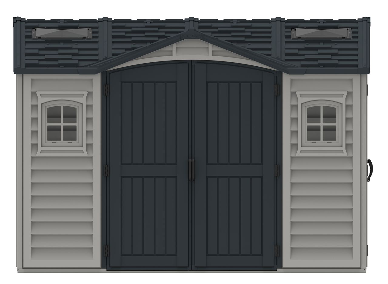 Duramax Kunststoffgerätehaus Apex Pro 10.5'x8', 7,6 m² - Grau   Bodenkonstruktion DURAMAX 40116