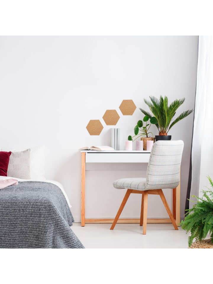 relaxdays 14 x Korkpinnwand in Natur - (B)20 x (H)17,5 x (T)0,5 cm günstig kaufen onesize