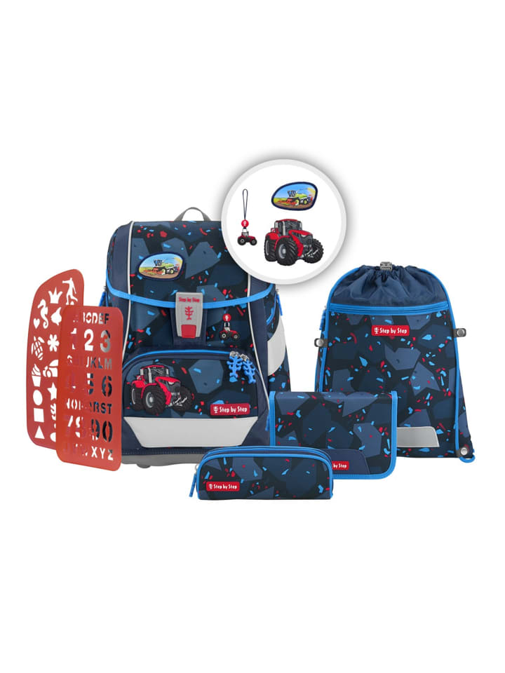 Step by Step 6tlg. Ranzen-Set 2IN1 PLUS in Tractor Freddy günstig kaufen onesize