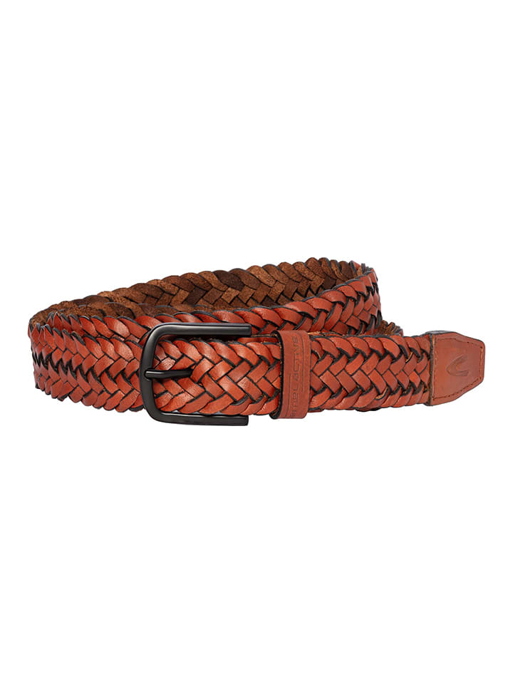 Camel Active Leder-Gürtel in Cognac günstig kaufen