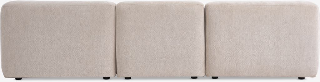 SKEJBY Sofa modułowa SKEJBY 3-osobowy szezlong z tkaniny piaskowej