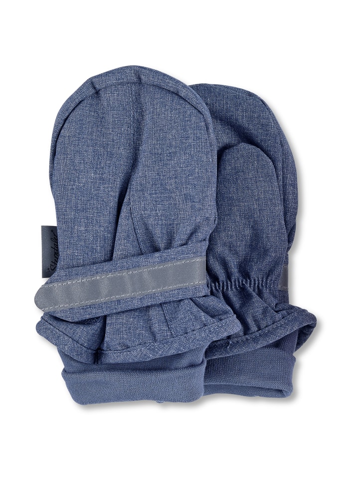 Sterntaler Fäustlinge uni in tintenblau melange günstig kaufen