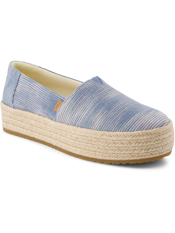 TOMS Espadrilles in Hellblau günstig kaufen