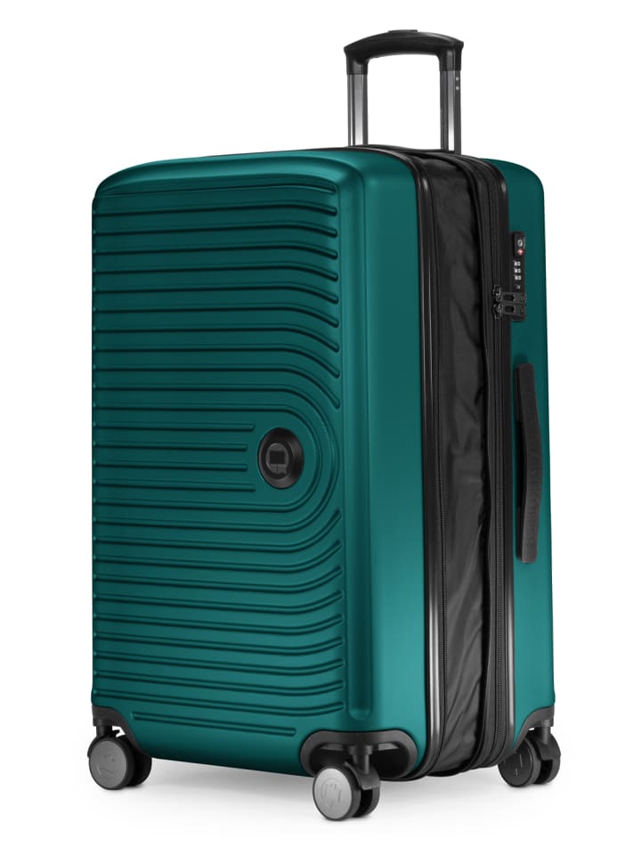 Hauptstadtkoffer Mitte - Mittelgroßer Hartschalenkoffer Koffer TSA, 68cm 88 L in Türkis günstig kaufen M