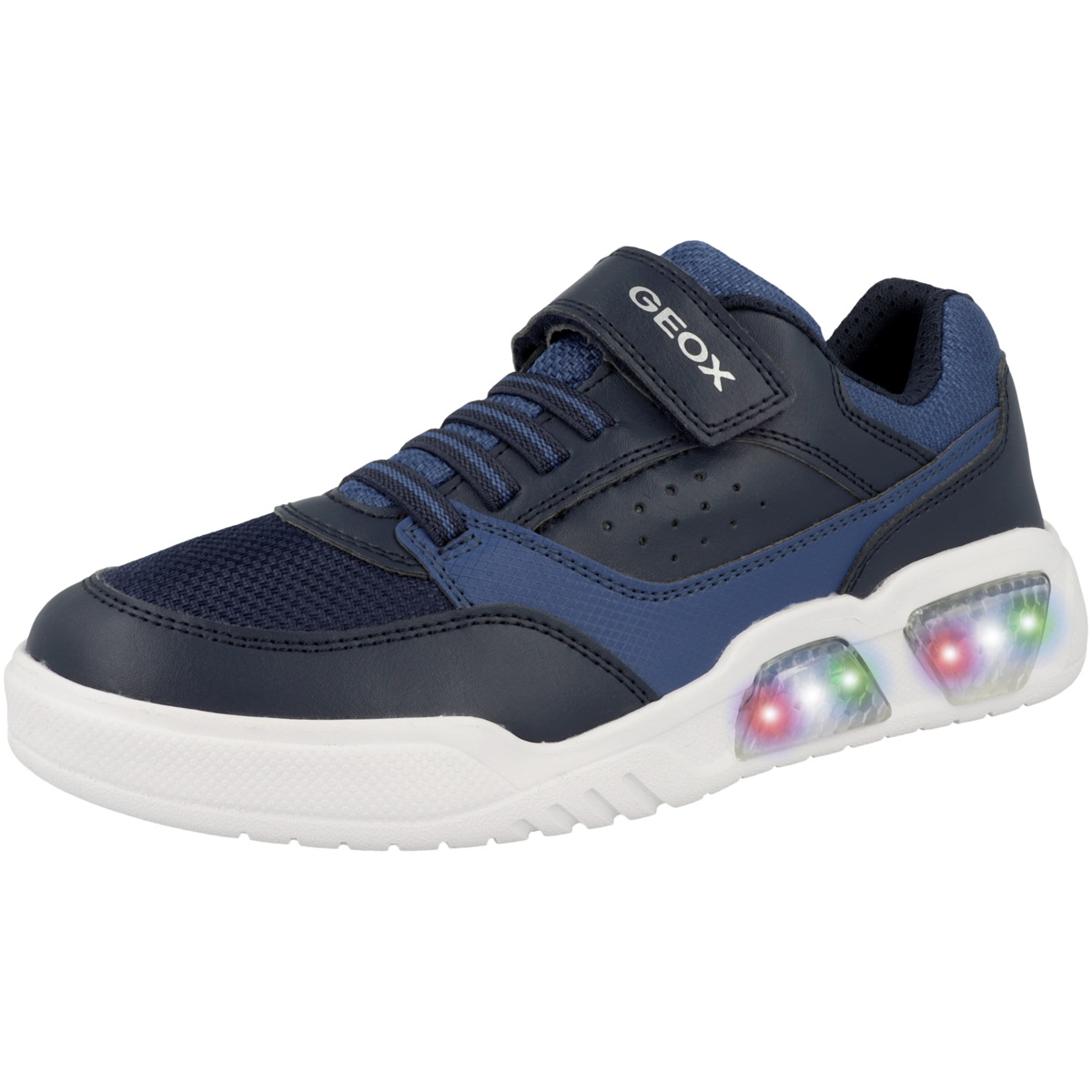 Geox J Illuminus B. B Sneaker Low dunkelblau