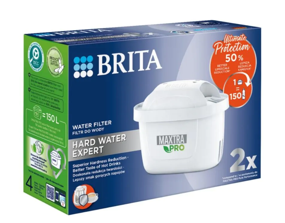 Φίλτρα νερού Brita Maxtra Pro Hard Water Expert, 2 τεμάχια.