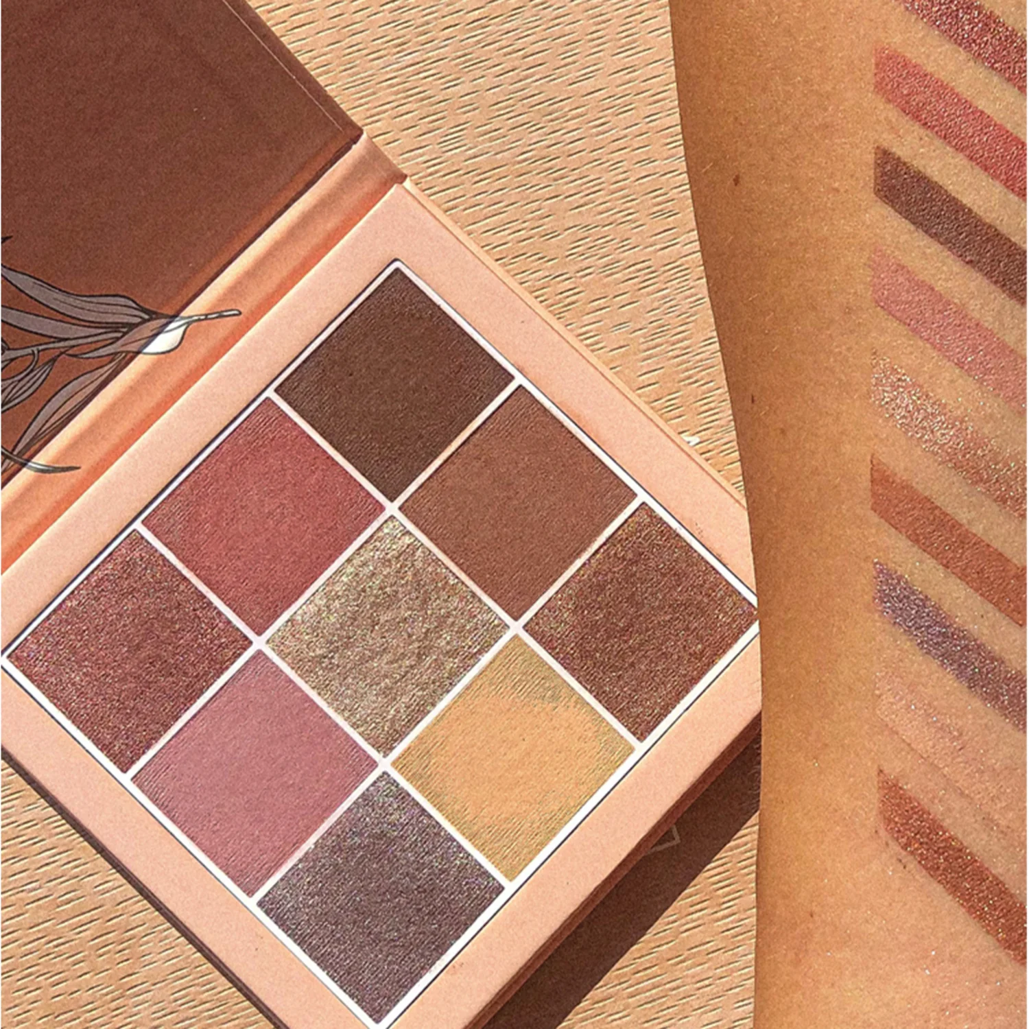PURE BEAUTY EYES PALETTE - Παλέτα Ματιών, Συμπαγής Σκιά Ματιών