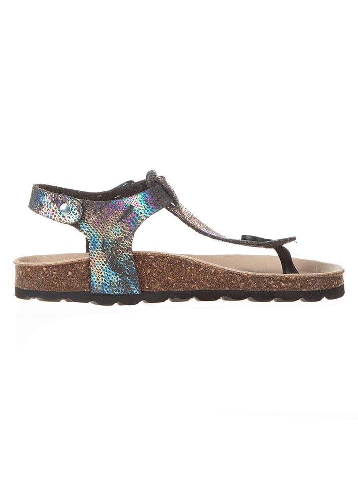 BIO PINGÜIN Sandalen in Schwarz/ Bunt günstig kaufen