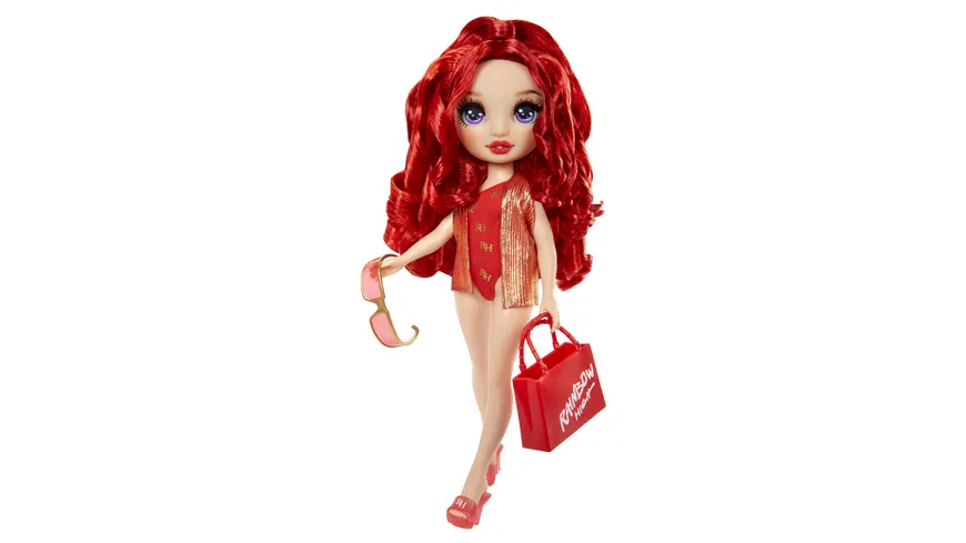 Rainbow High Swim & Style Fashion Doll- Ruby (Red)