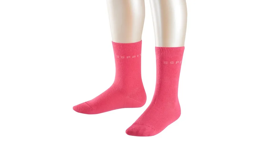 ESPRIT Kinder Socken Foot Logo 2er Pack scarlet