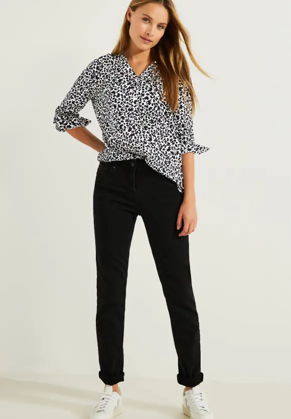 CECIL Bluse mit Minimalprint