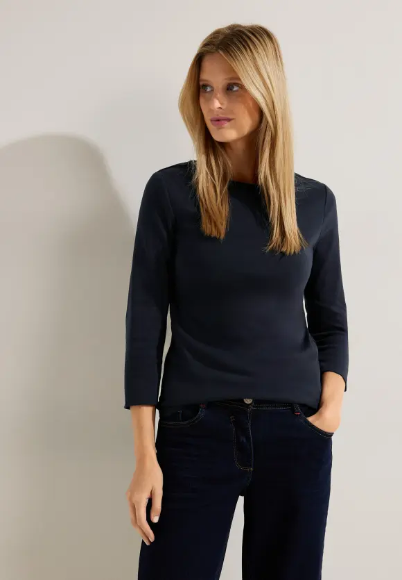 CECIL Basic Shirt in Unifarbe