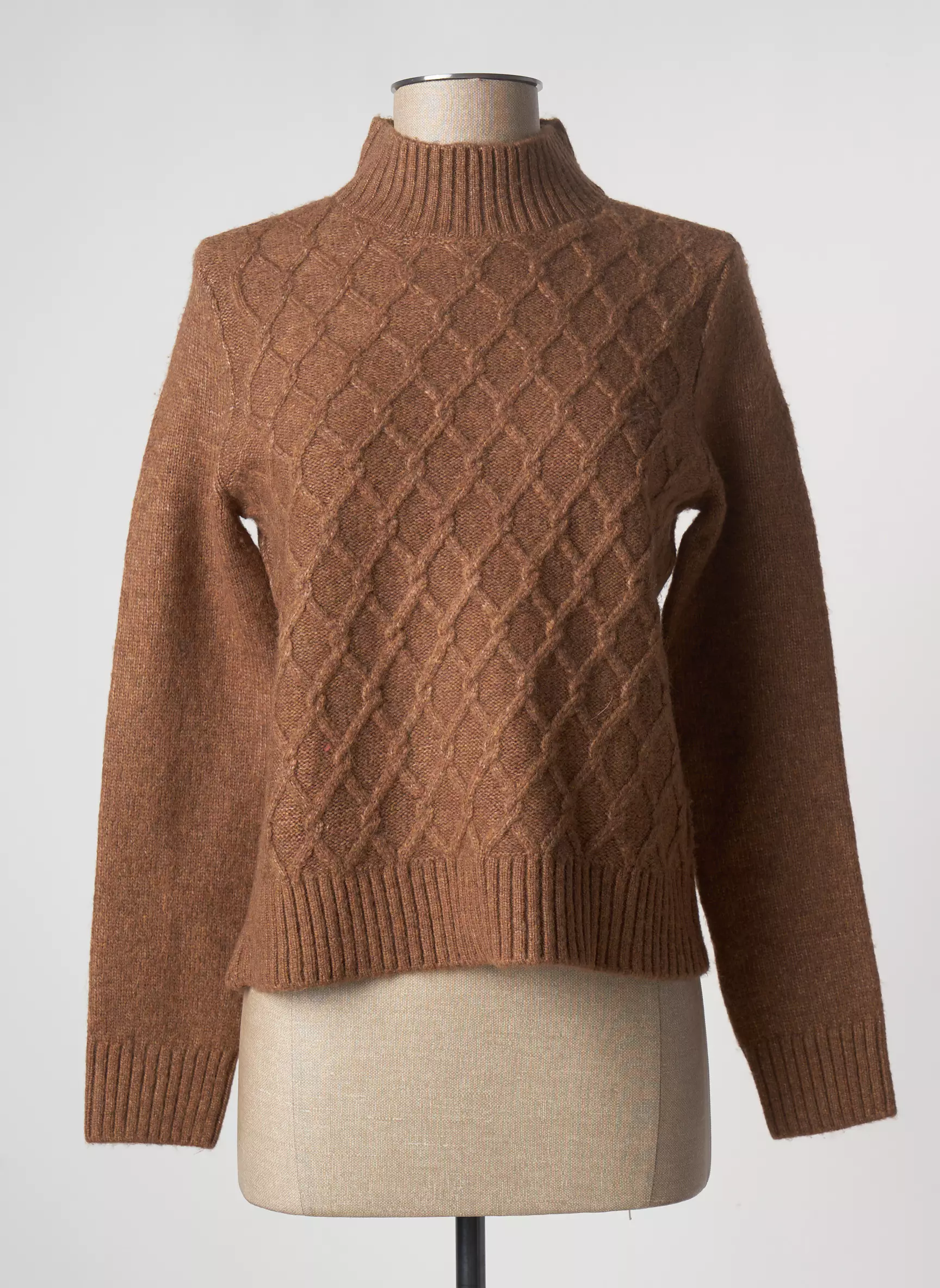 Only Pulls Femme couleur marron
