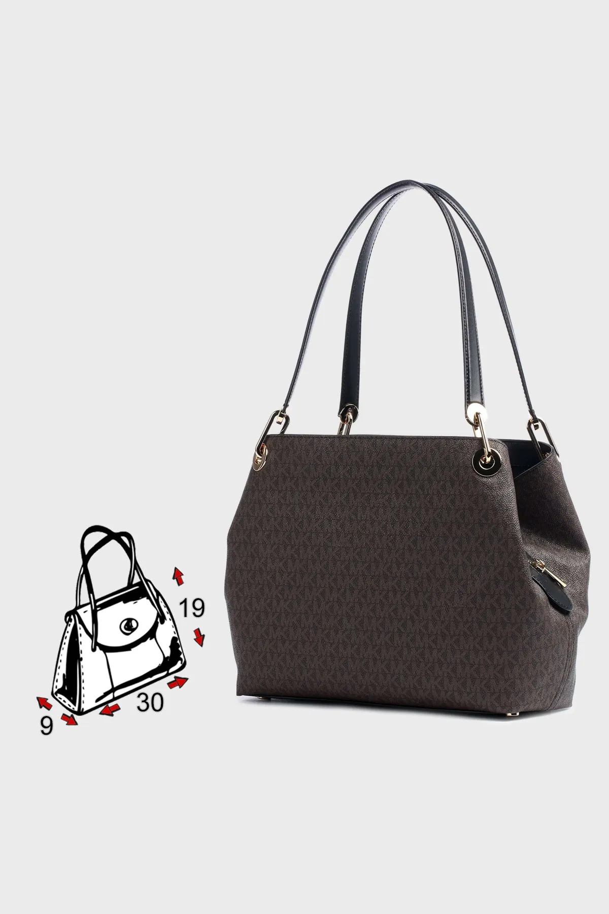 Michael Kors  Umhängetasche - Braun - Unifarben