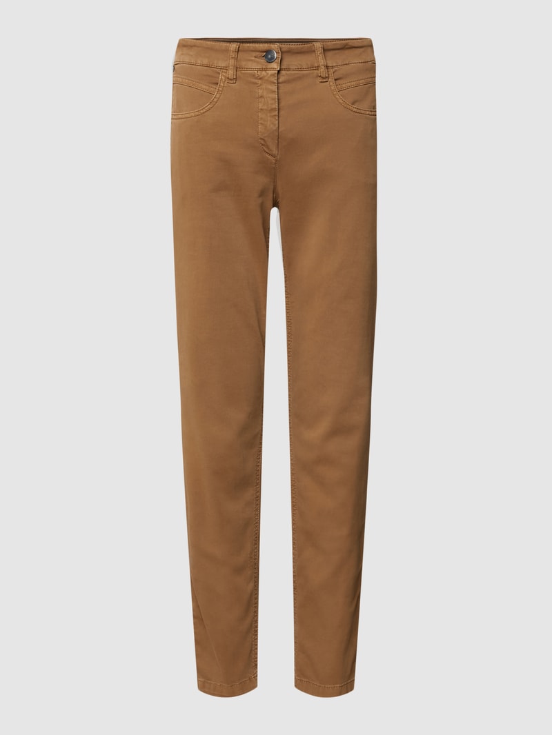 Jeans im 5-Pocket-Design in camel