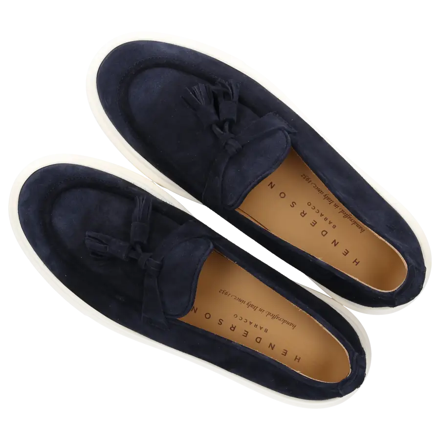 Henderson - Loafer SOFIA Veloursleder - blau