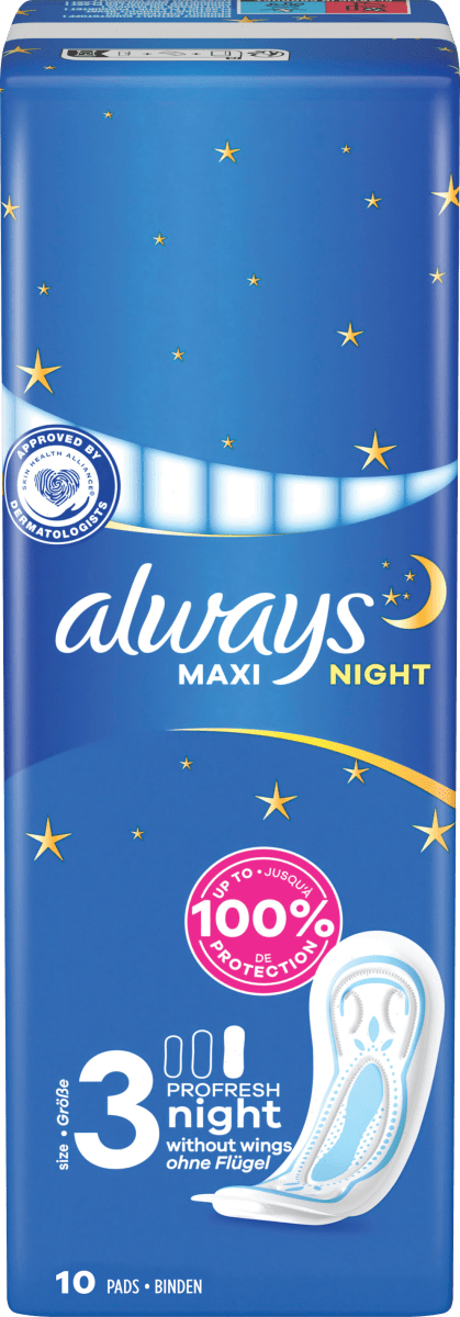 Maxi-Binden ProFresh Night, 10 St