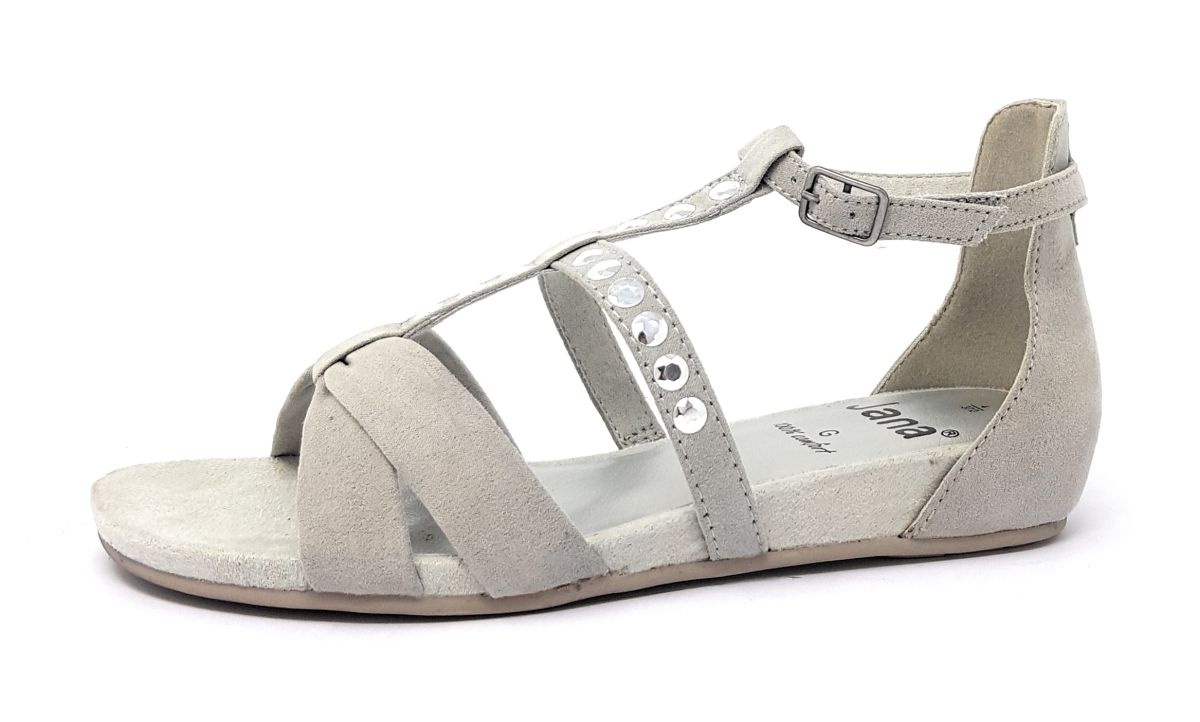 Jana Da.-Sandale 8-8-28108-30/204 Grau light grey