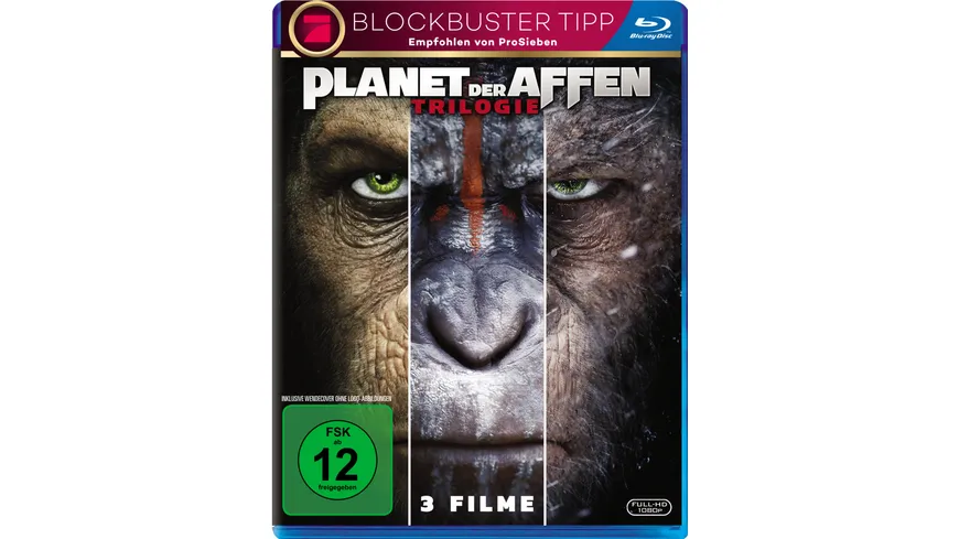 Planet der Affen Triologie [3 BRs]