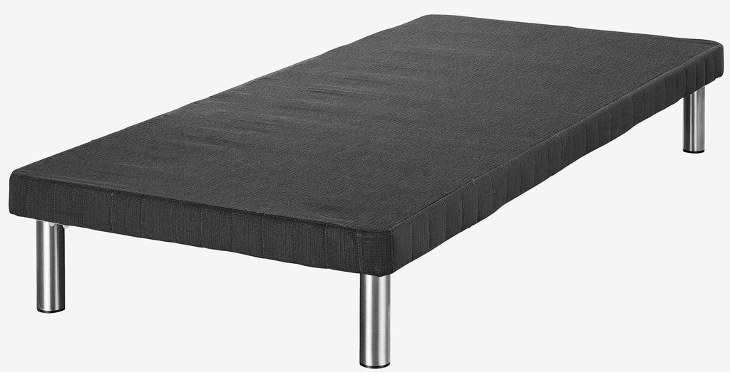 Exhibition bed, slatted frame, 90x200, gray