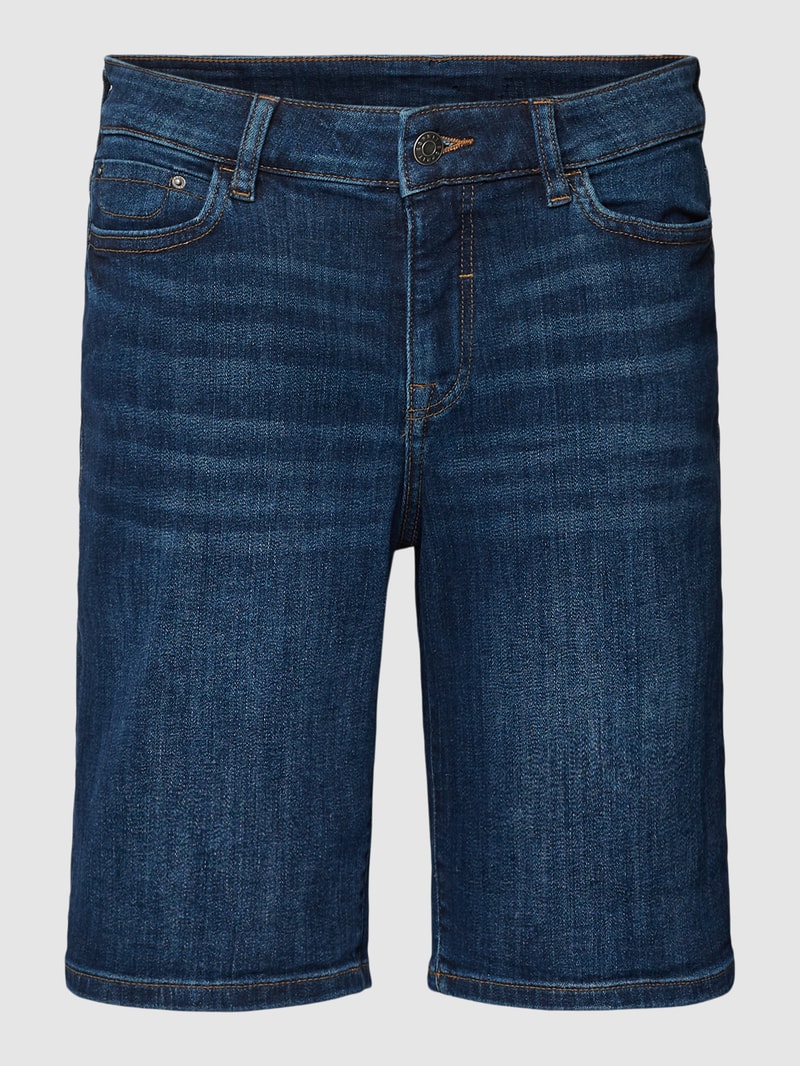 Jeansshorts im 5-Pocket-Design in marineblau