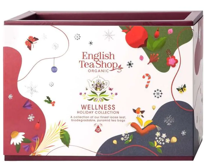 English Tea Shop Holiday Wellness Prism Collection urtete 12 stk.