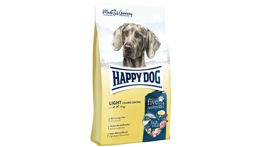 Happy Dog Hundetrockenfutter Supreme fit & vital Light 4kg 4 kg