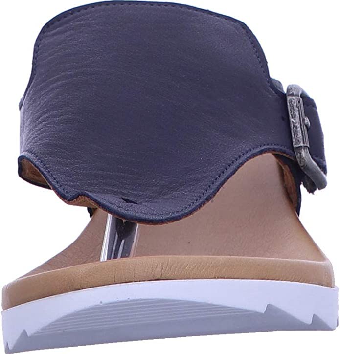 WOLKY Komfort Sandalen blau Roll Slipper
