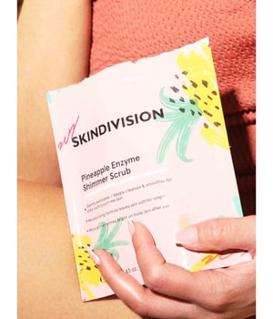 SkinDivision Pineapple Enzyme Shimmer Scrub Körperpeeling-220 g