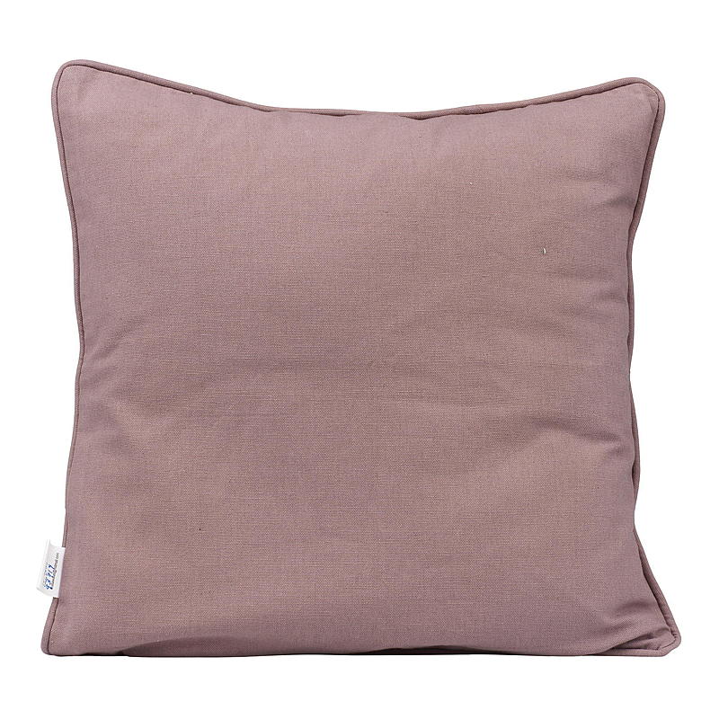 Home Pute 42x42 cm velvet m/blomstermønster dove