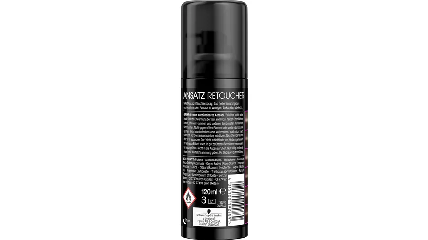 syoss Ansatz Retoucher Kaschierspray 120 ml braun - braun
